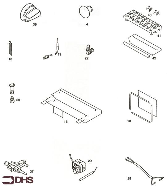 Exploded Diagram for SHORT PARTS LIST