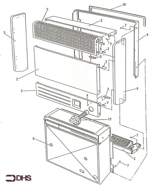 Exploded Diagram for OUTERCASE