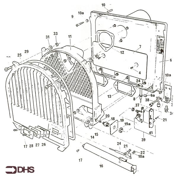Exploded Diagram for HEAT EXCHANGER