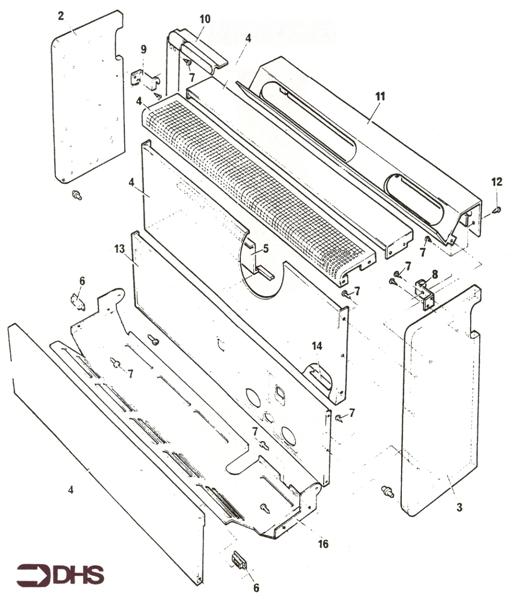 Exploded Diagram for OUTERCASE