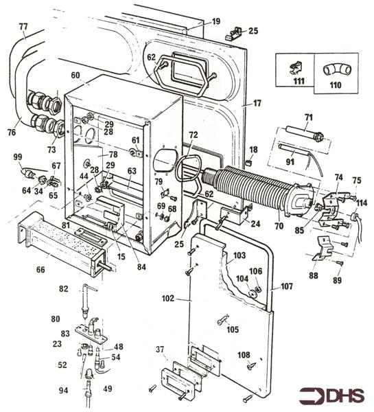 Exploded Diagram for CIRCULATOR SECTION