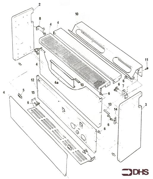 Exploded Diagram for OUTERCASE