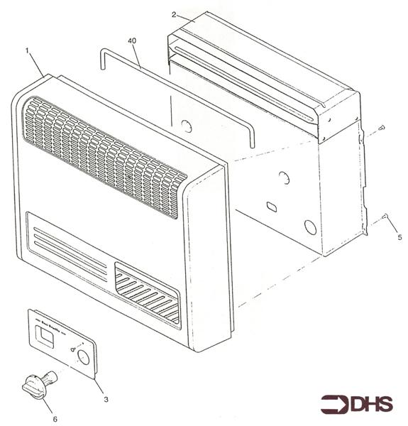 Exploded Diagram for OUTERCASE