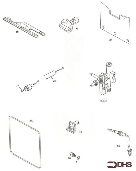 Exploded Diagram for SHORT PARTS LIST