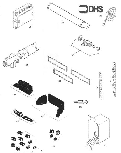 Exploded Diagram for SHORT PARTS LIST