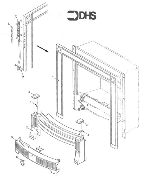 FIRE SURROUND/FENDER ASSY logo
