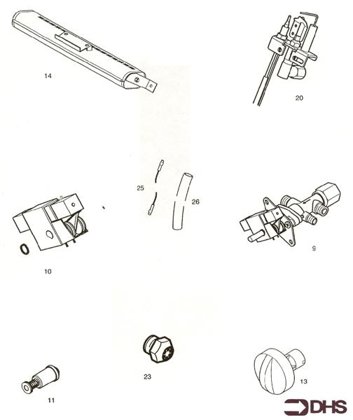 Exploded Diagram for SHORT PARTS LIST
