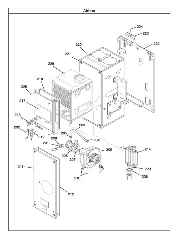 Exploded Diagram for AIR BOX