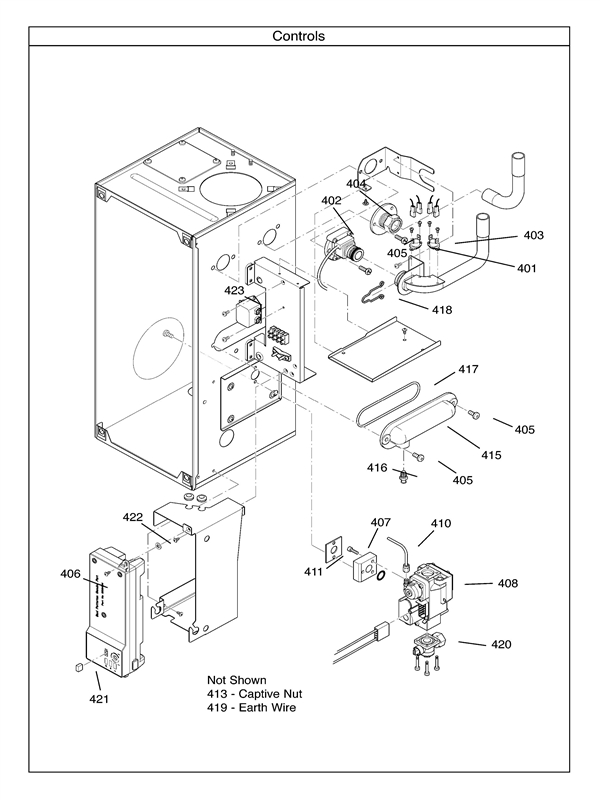 Exploded Diagram for CONTROLS