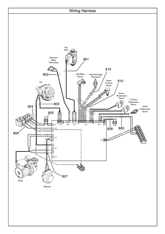 Exploded Diagram for WIRING HARNESS
