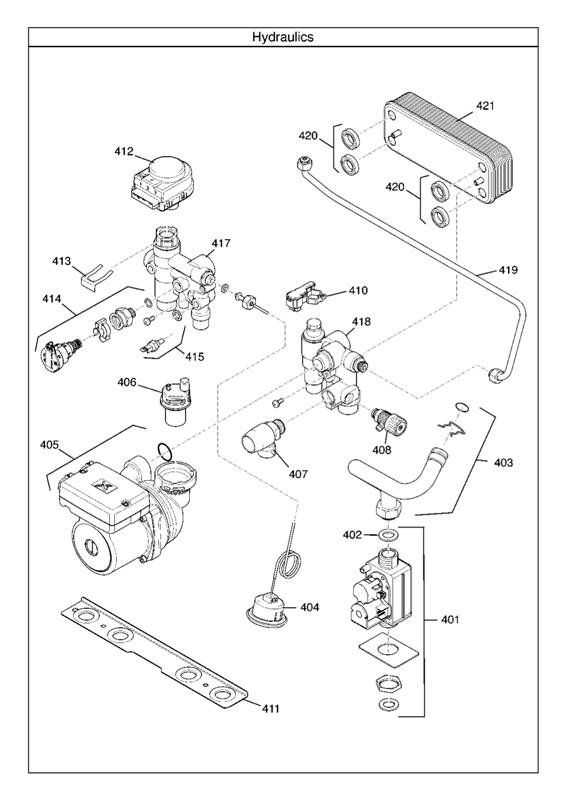 Exploded Diagram for HYDRAULICS