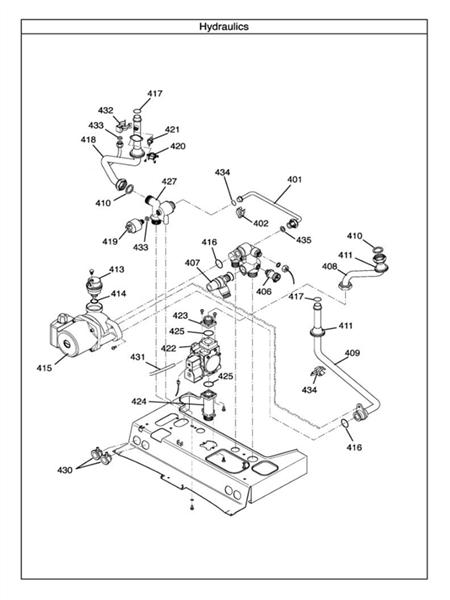 Exploded Diagram for HYDRAULICS