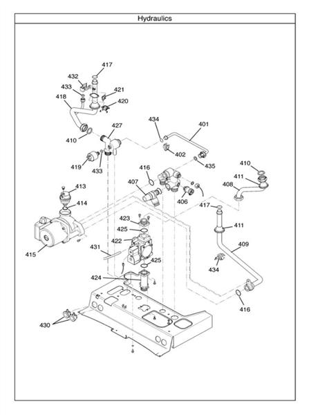 Exploded Diagram for HYDRAULICS