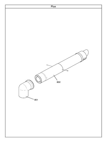 Exploded Diagram for FLUE