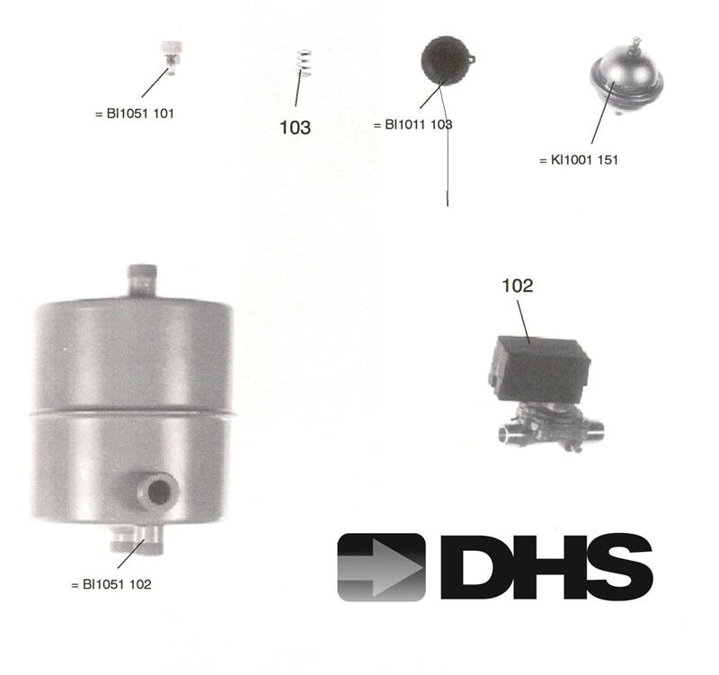 Exploded Diagram for DOMESTIC HOT WATER