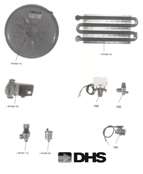 Exploded Diagram for CENTRAL HEATING