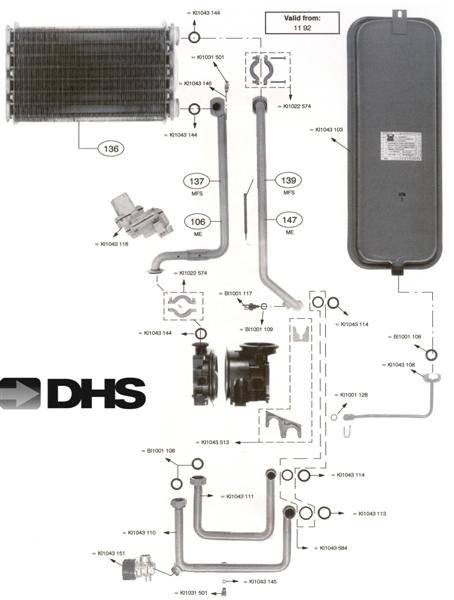 WATER ASSY VALID FROM 11/1992 logo