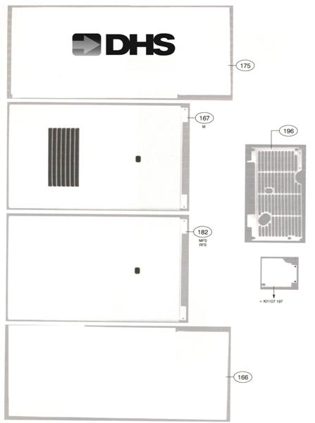 Exploded Diagram for EXTERNAL PANELS