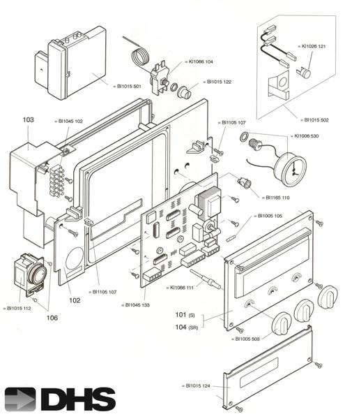 Exploded Diagram for PAN & ELEC PARTS FROM 03/2000