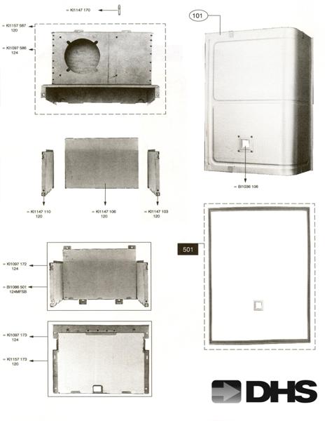 Exploded Diagram for FIRE CHAMBER