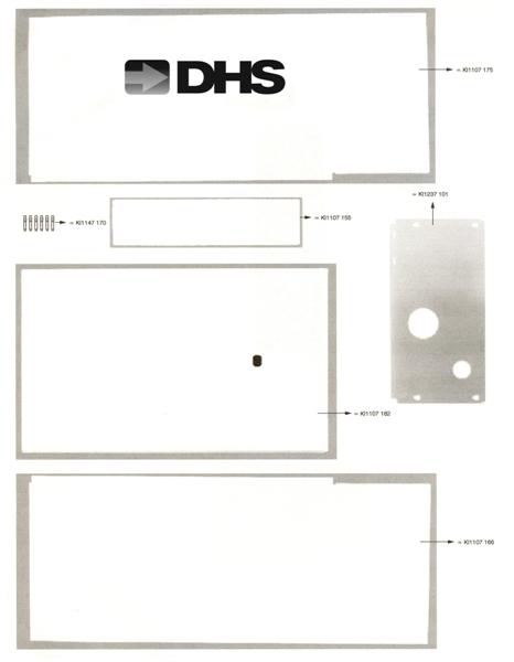 Exploded Diagram for EXTERNAL PANELS