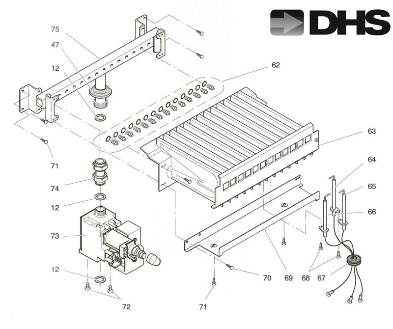 Exploded Diagram for GAS ASSY