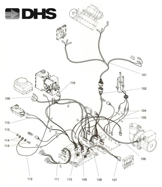 Exploded Diagram for WIRING FROM N245040701