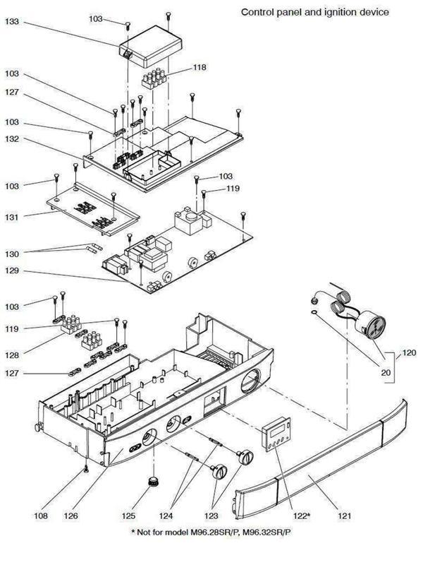 Exploded Diagram for CONTROL PANEL