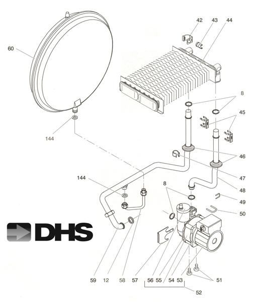 Exploded Diagram for PUMP & MAIN CIRCUIT ASSY