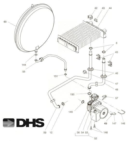 Exploded Diagram for PUMP & MAIN CIRCUIT ASSY FROM