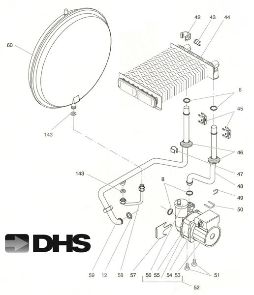 Exploded Diagram for PUMP & MAIN CIRCUIT ASSY 1