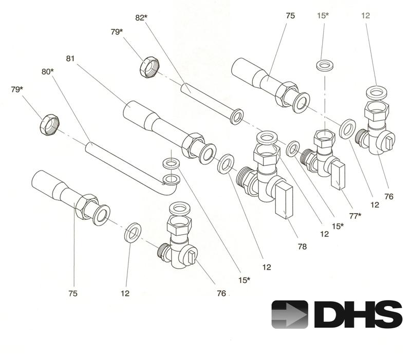Exploded Diagram for VALVES & CONNECTION PIPES