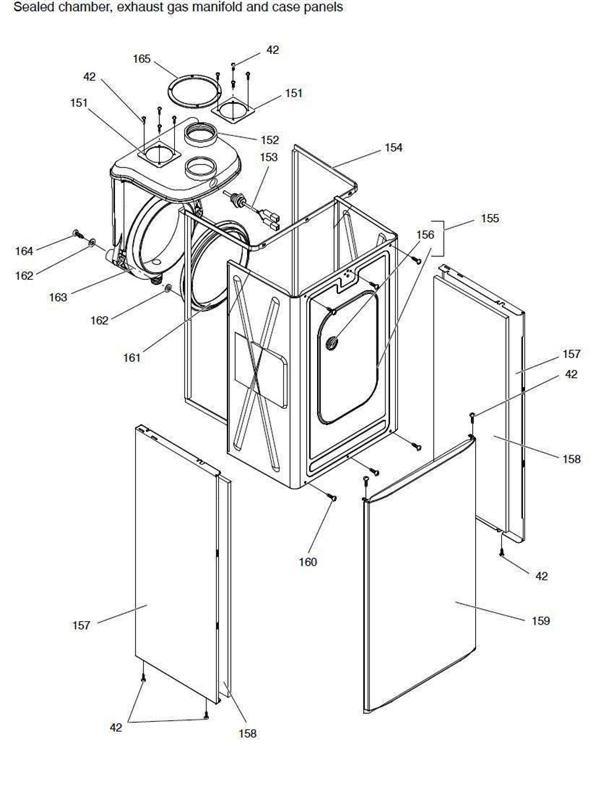 Exploded Diagram for CASE ASSEMBLY
