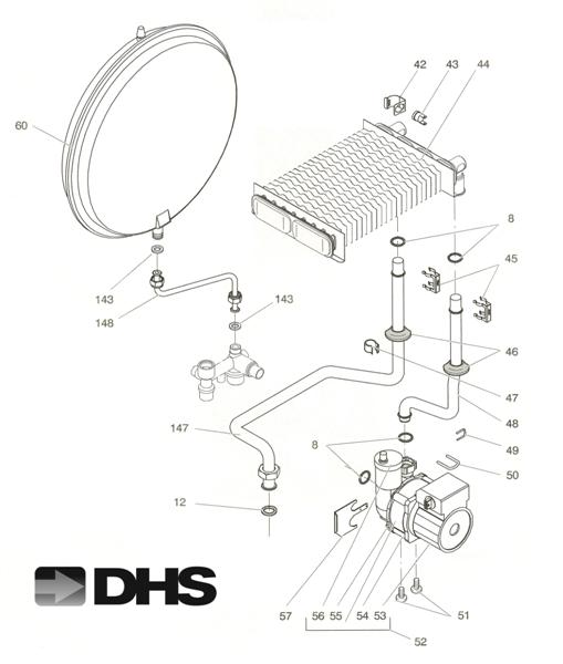 Exploded Diagram for PUMP & MAIN CIRCUIT ASSY 1
