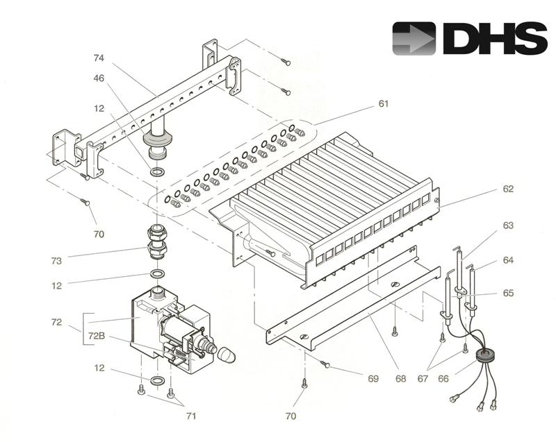 Exploded Diagram for GAS ASSY