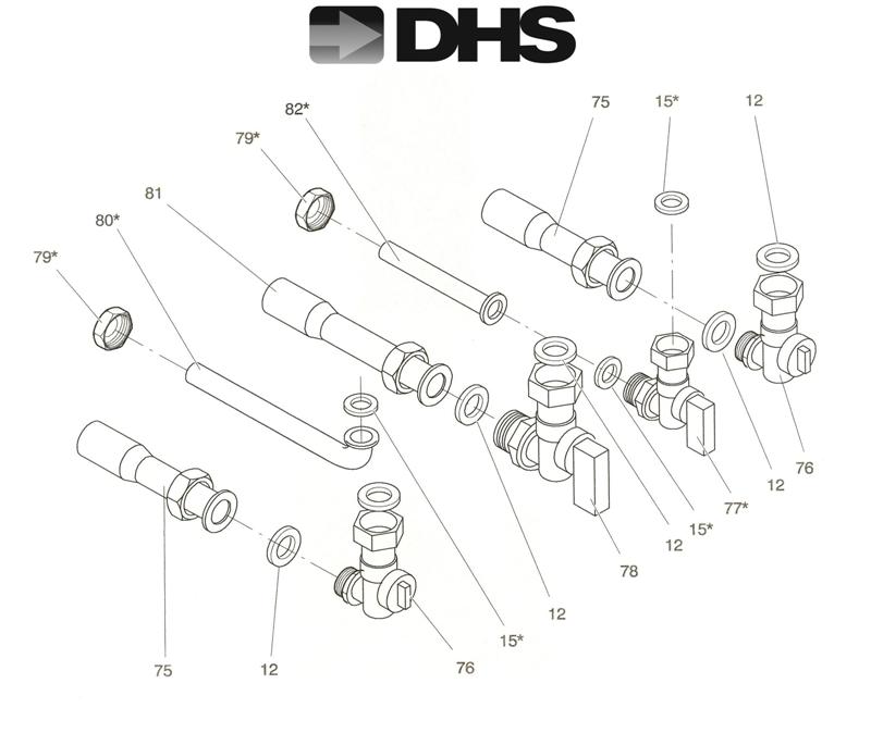 Exploded Diagram for VALVES & CONNECTION PIPES