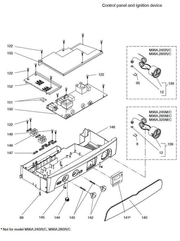 Exploded Diagram for CONTROL PANEL
