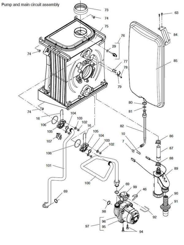 PUMP, MAIN CIRCUIT logo