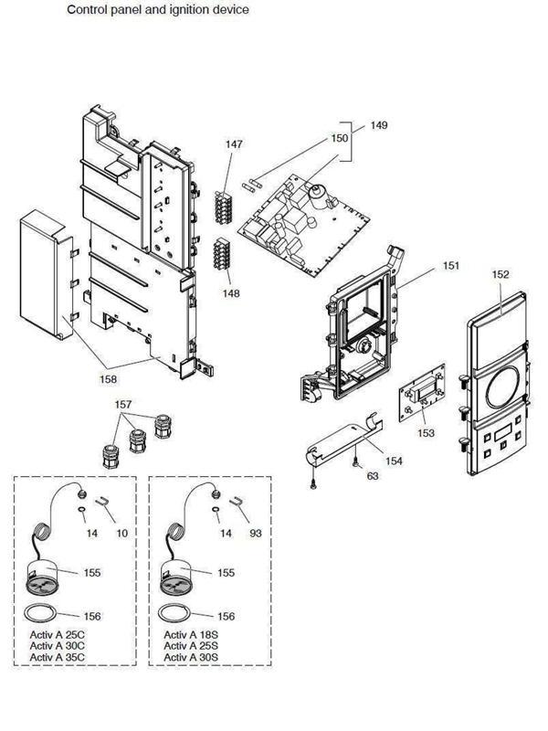 Exploded Diagram for CONTROL PANEL