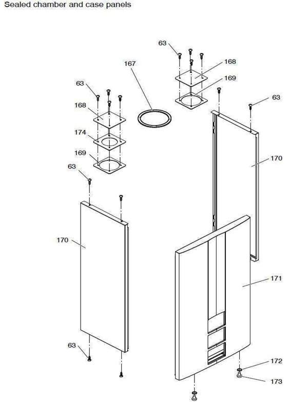 Exploded Diagram for CASE ASSEMBLY