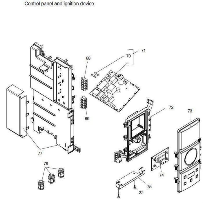 Exploded Diagram for CONTROL PANEL