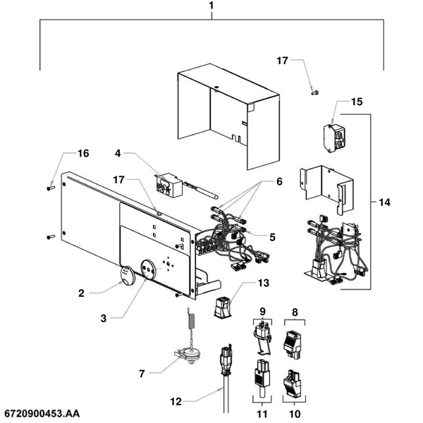 Exploded Diagram for ELECTRICAL