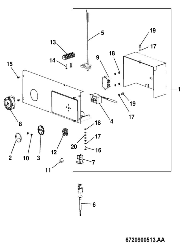 Exploded Diagram for ELECTRICAL