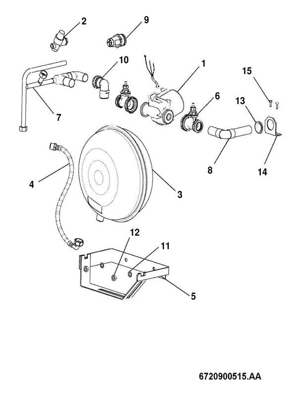 Exploded Diagram for SEALED SYSTEM PARTS
