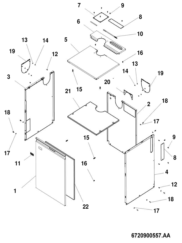 Exploded Diagram for CASING