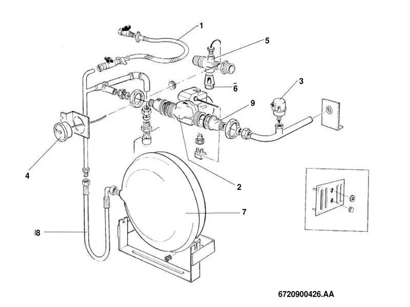 Exploded Diagram for SEALED SYSTEM PARTS