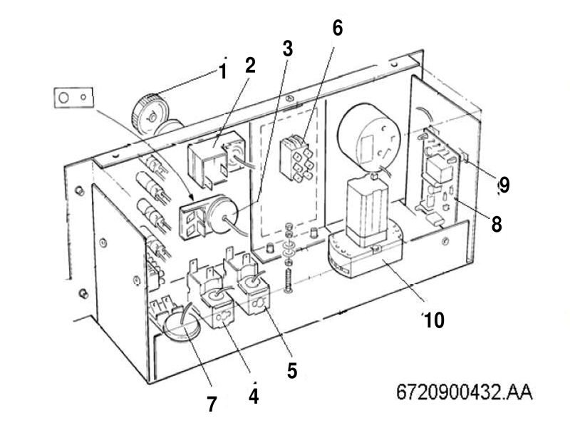 Exploded Diagram for CONTROL PANEL
