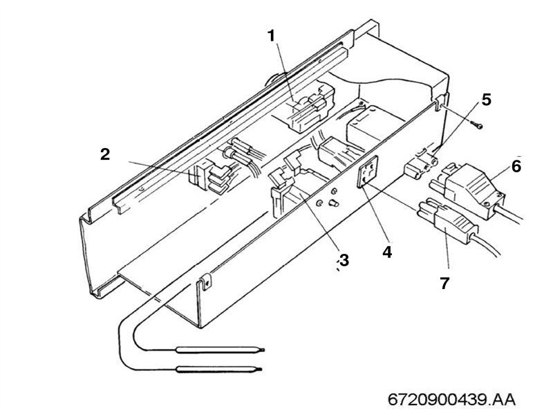 Exploded Diagram for CONTROL PANEL