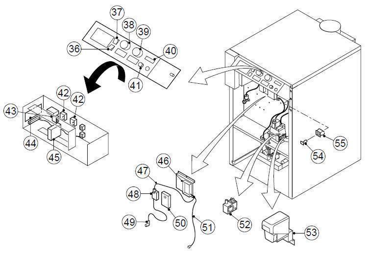 Exploded Diagram for CONTROL PANEL