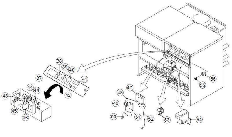 Exploded Diagram for CONTROL PANEL
